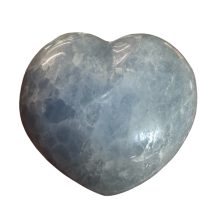 blue calcite heart