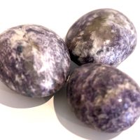 lepidolite palm stones