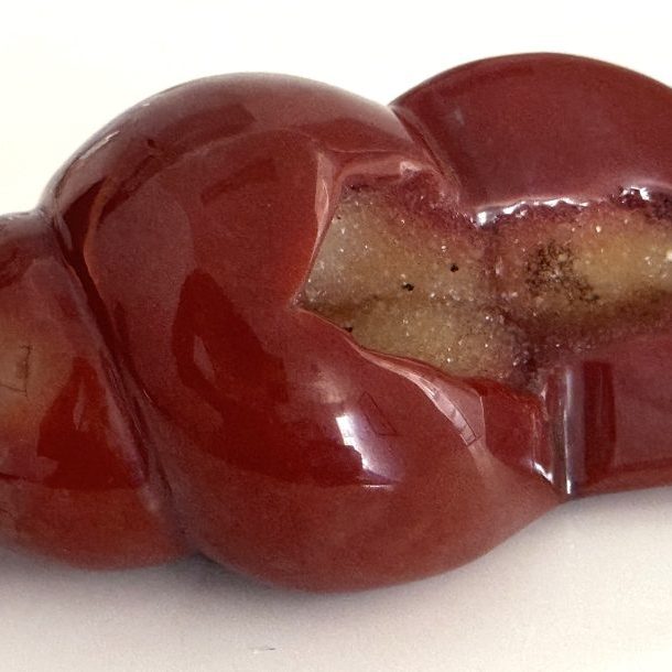 carnelian carved shell