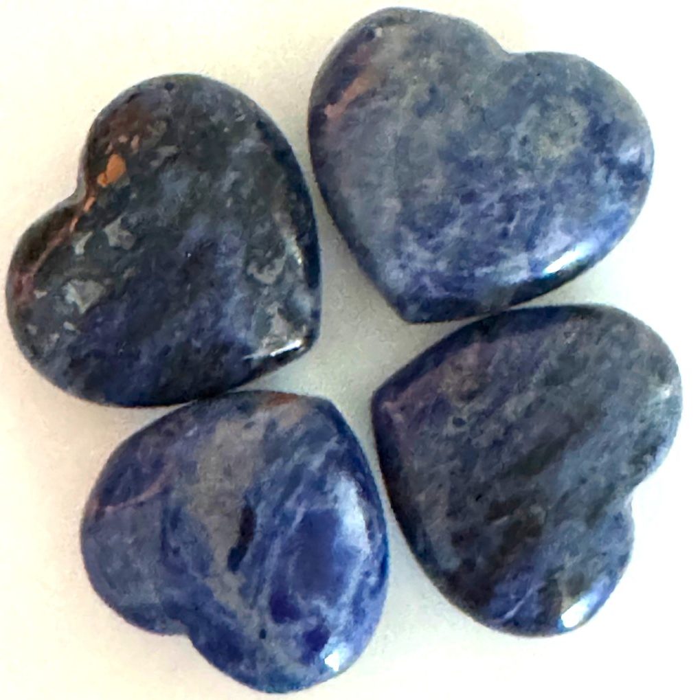 sodalite small hearts